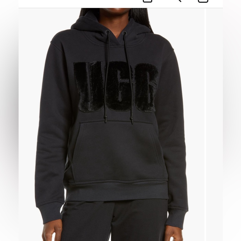 UGG 🎉host pick 🎉🎈fur logo fleece lined hoodie
